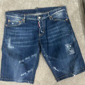 Men’s DSquared2 Jean Shorts – Size 38 – Gently Used